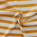 Bright-colored orange and white stripe hacci factories rayon fabric stock lot 